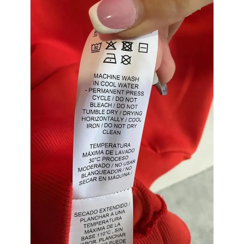 Puma Red Men's Hoodie with Logo XL - Picture 9 of 9